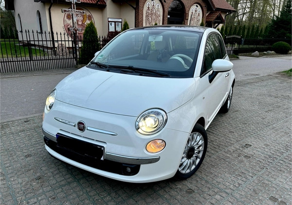 Fiat 500 cena 34500 przebieg: 99000, rok produkcji 2015 z Szprotawa małe 137